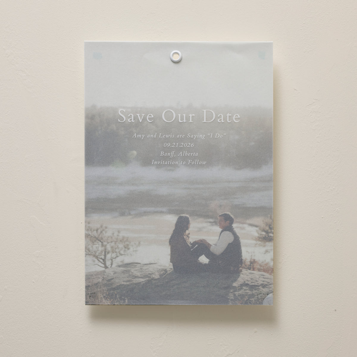 Lumen Overlay Photo Save The Date