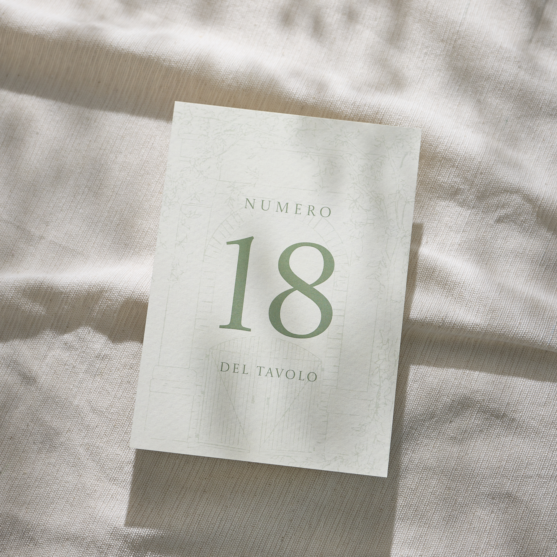 Dolce Vita Table Number