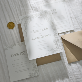 Rose Serenade Wedding Invitations