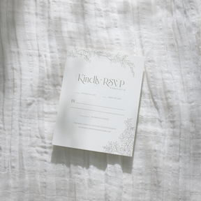 Rose Serenade RSVP Cards