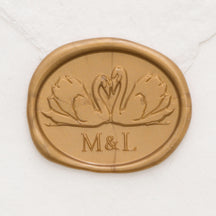 Swan Duo Monogram Wax Seals