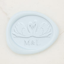 Swan Duo Monogram Wax Seals