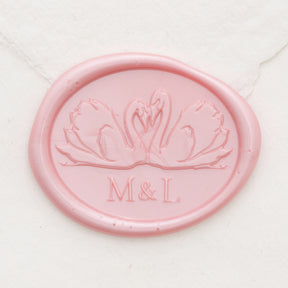 Swan Duo Monogram Wax Seals