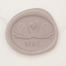 Swan Duo Monogram Wax Seals