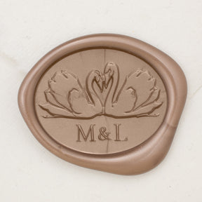 Swan Duo Monogram Wax Seals