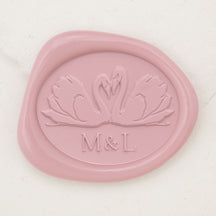 Swan Duo Monogram Wax Seals