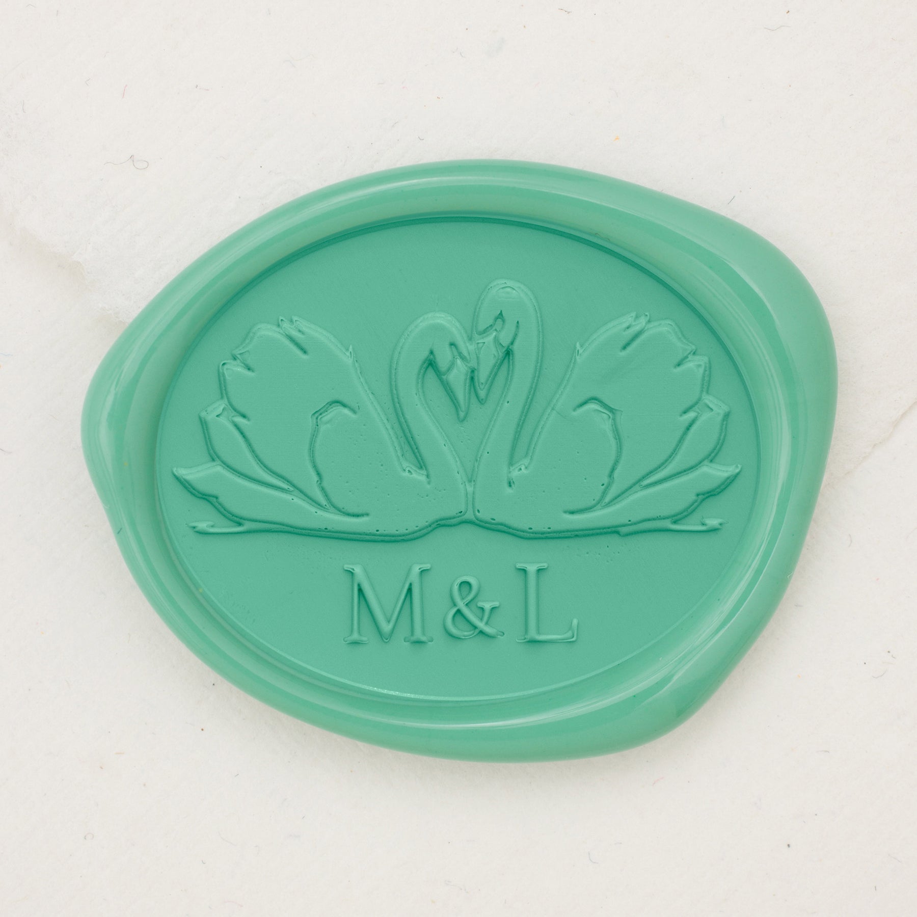 Swan Duo Monogram Wax Seals