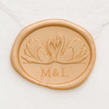 Swan Duo Monogram Wax Seals