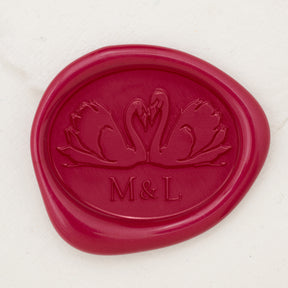 Swan Duo Monogram Wax Seals