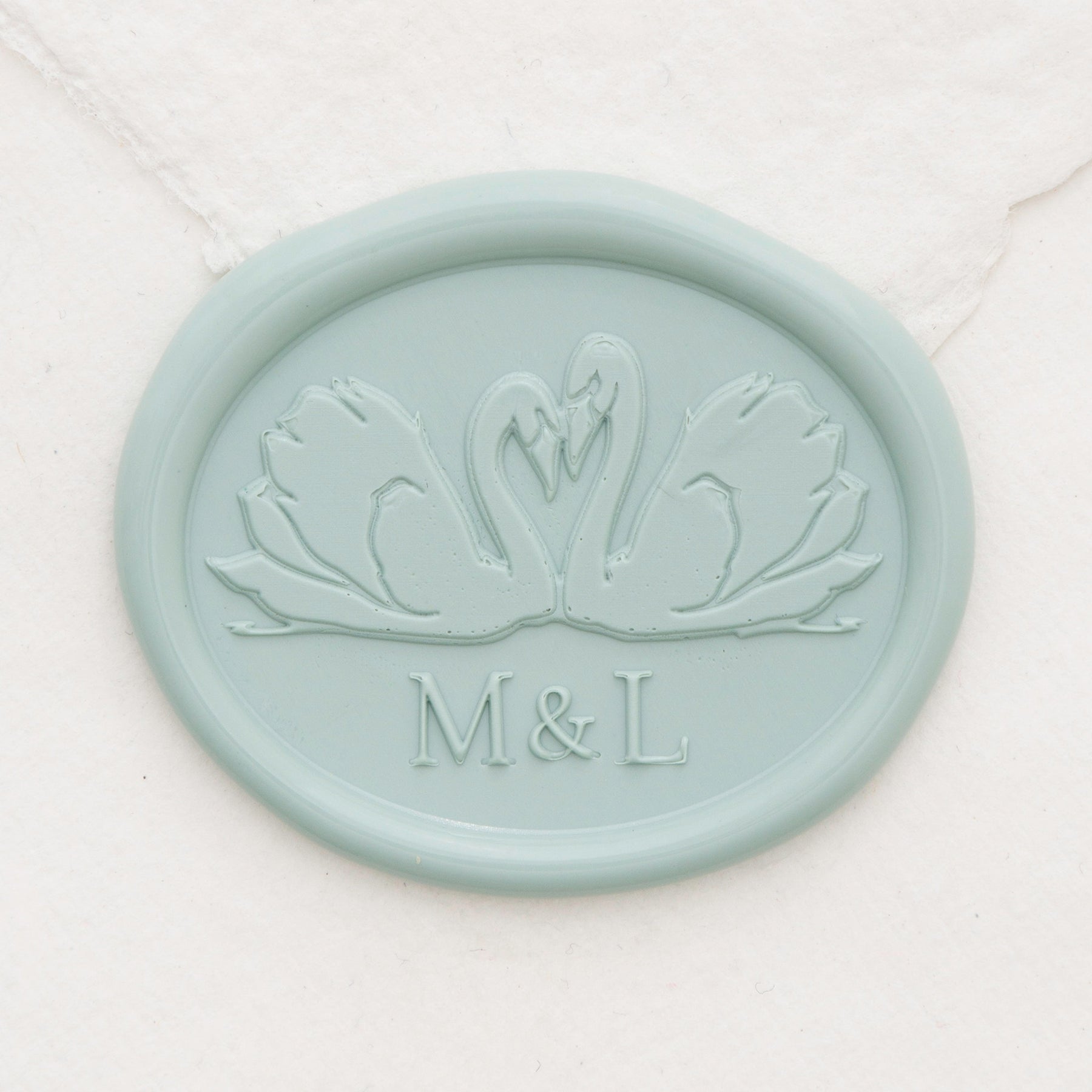 Swan Duo Monogram Wax Seals