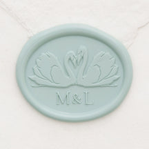 Swan Duo Monogram Wax Seals