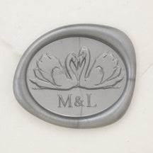 Swan Duo Monogram Wax Seals