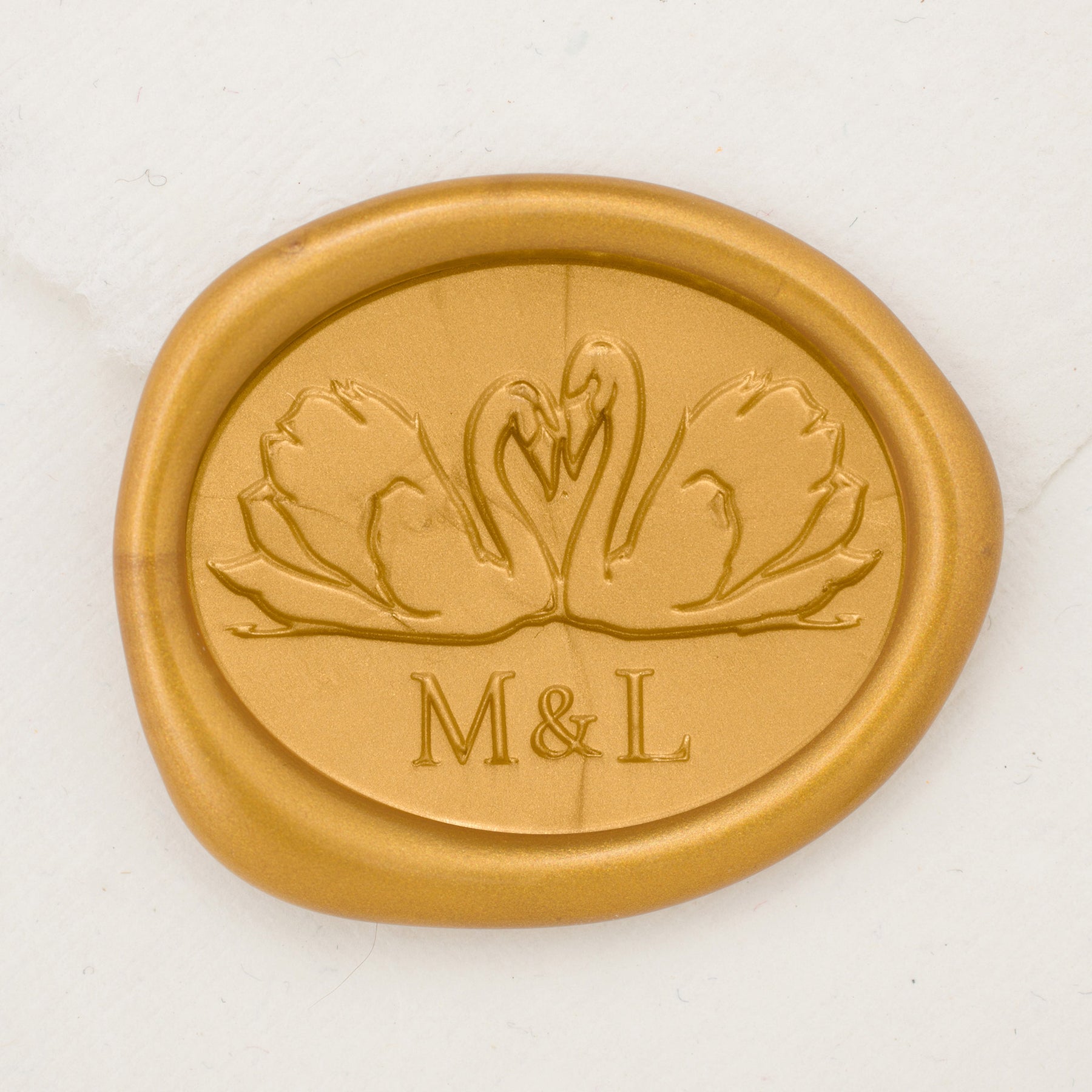 Swan Duo Monogram Wax Seals