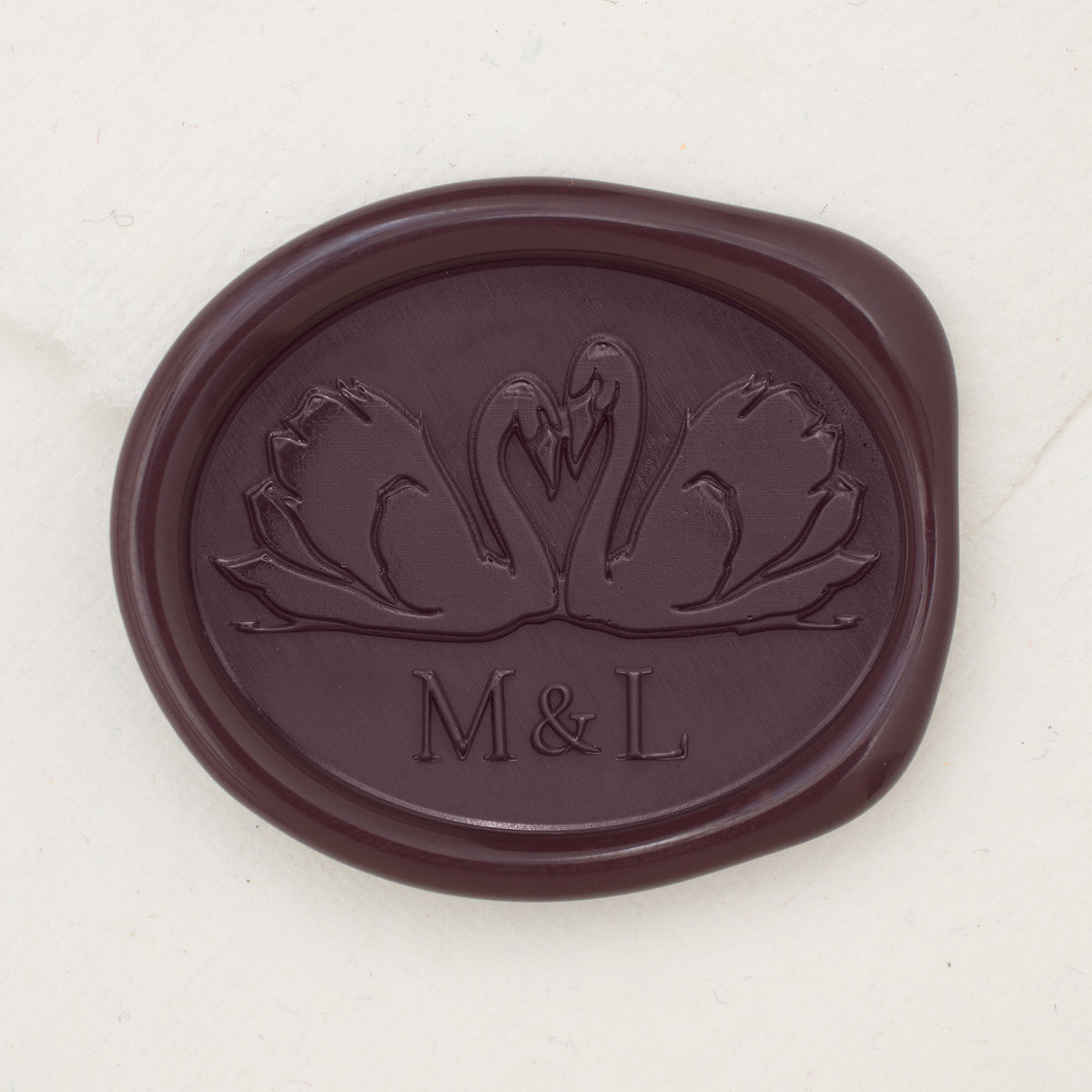 Swan Duo Monogram Wax Seals