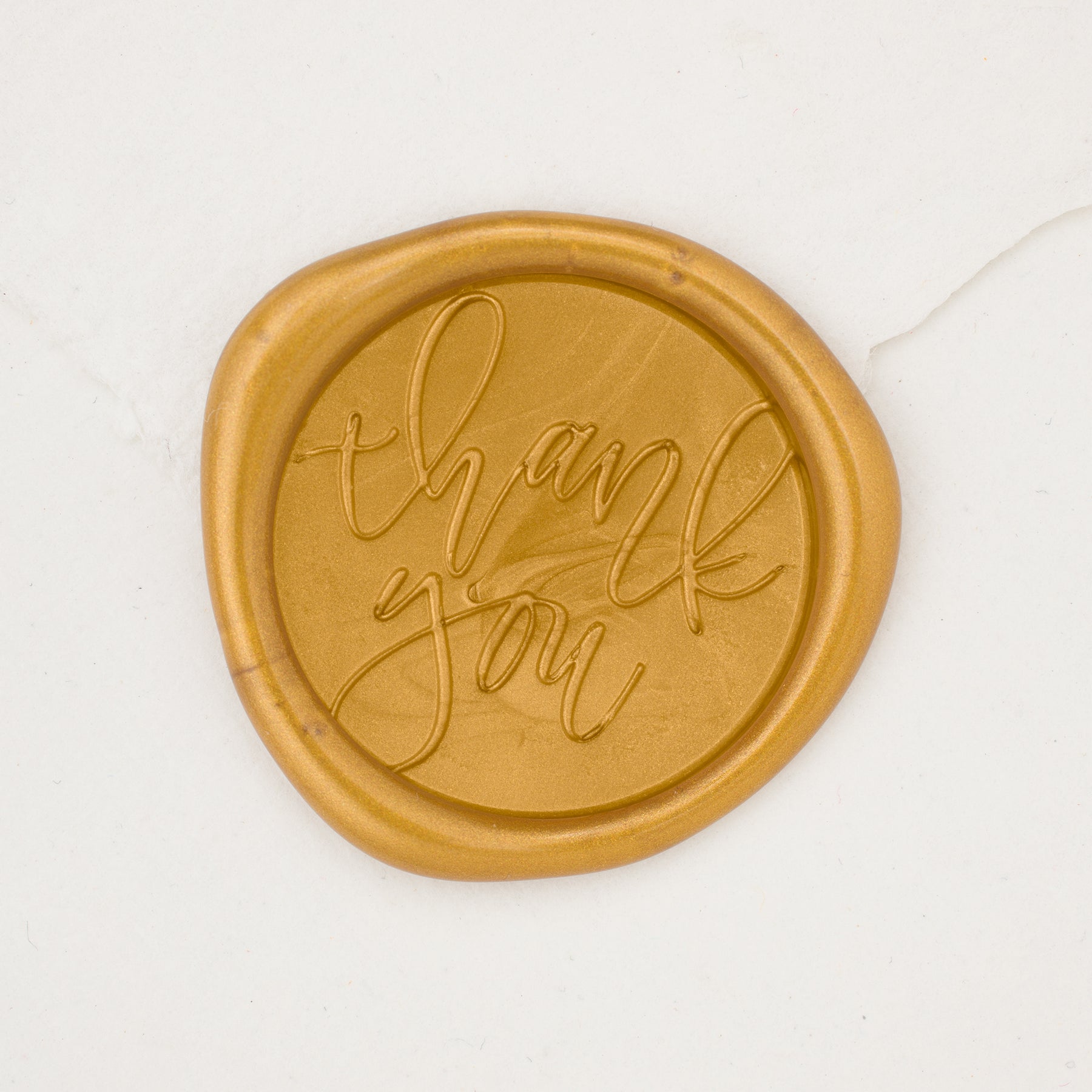 Thank You Wedding Wax Seal Stamp with choice of Handle #5066