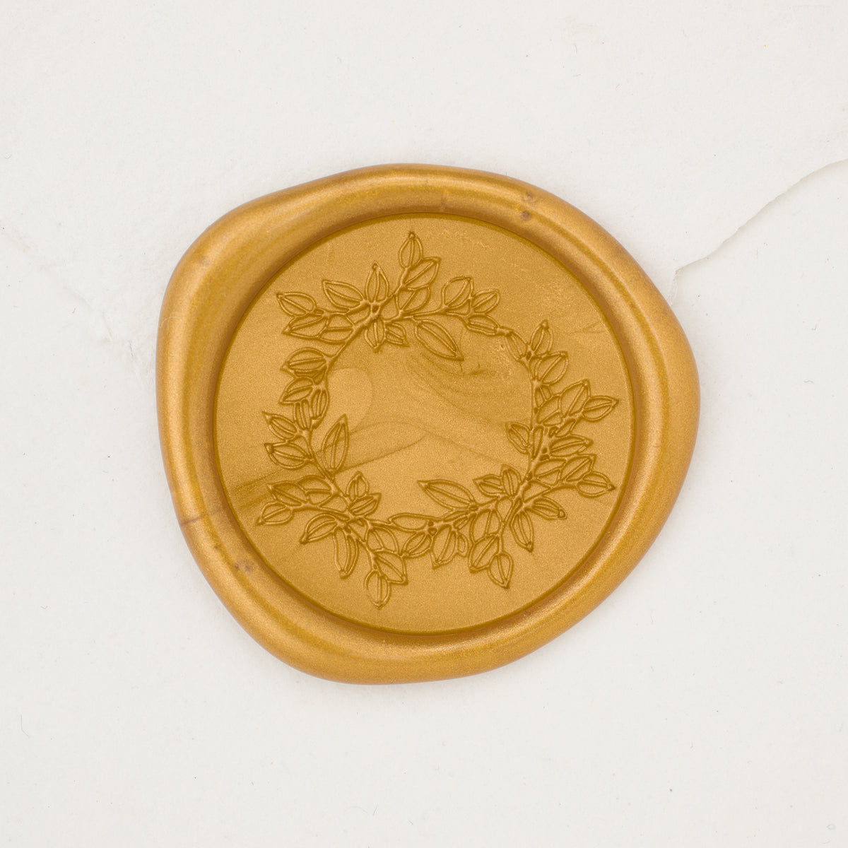 Salal Wreath Wax Seals