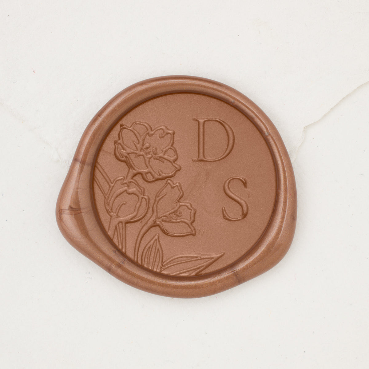 Tulips Monogram Wax Seals