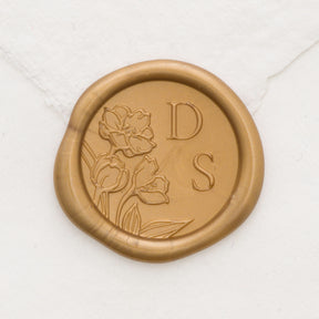 Tulips Monogram Wax Seals