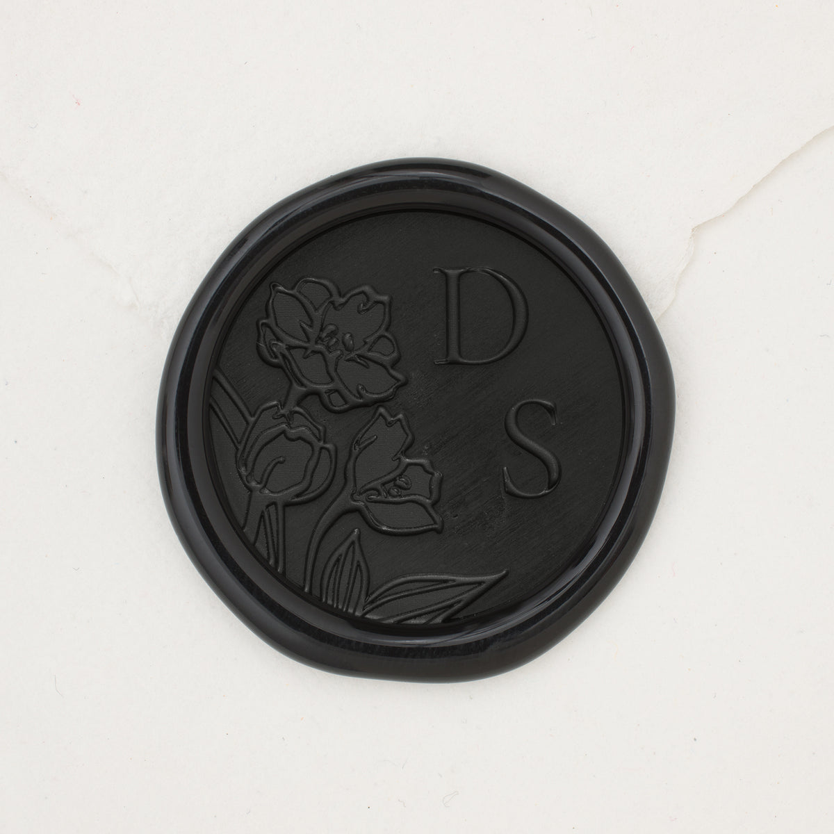 Tulips Monogram Wax Seals