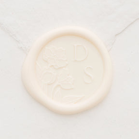 Tulips Monogram Wax Seals