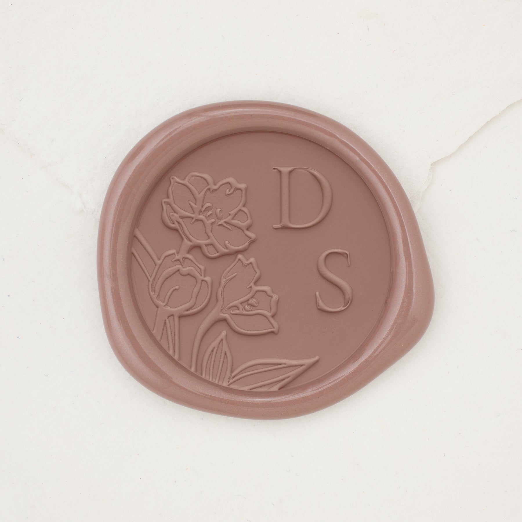 Tulips Monogram Wax Seals