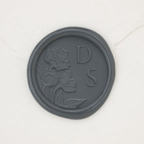 Tulips Monogram Wax Seals