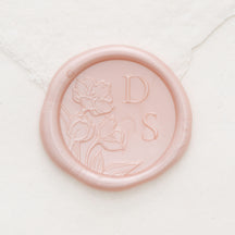 Tulips Monogram Wax Seals