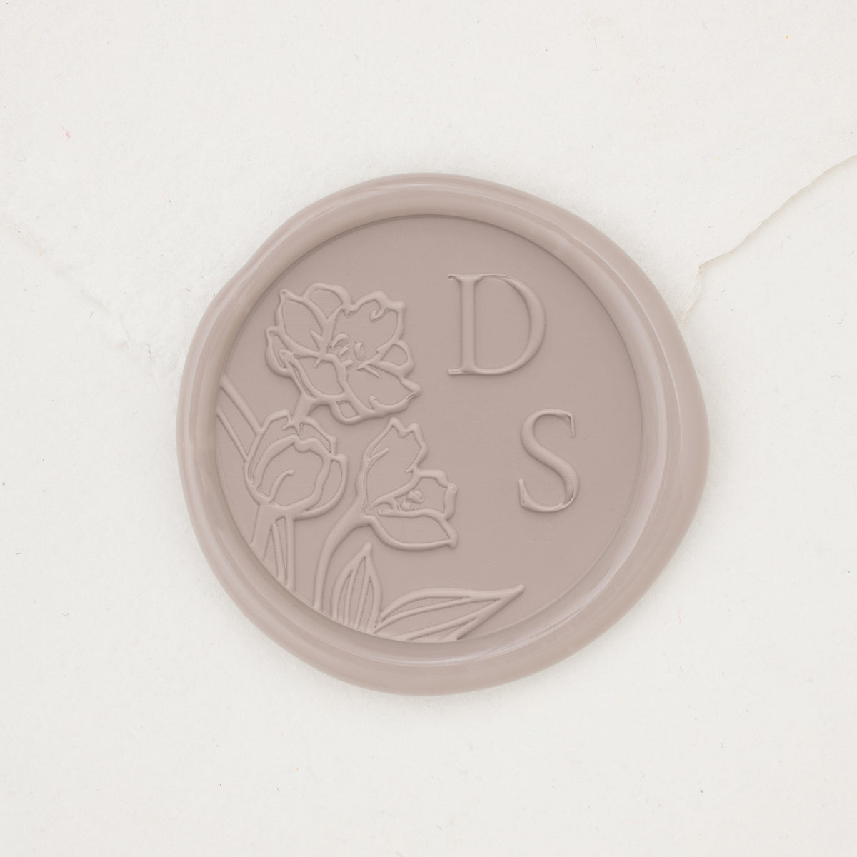 Tulips Monogram Wax Seals