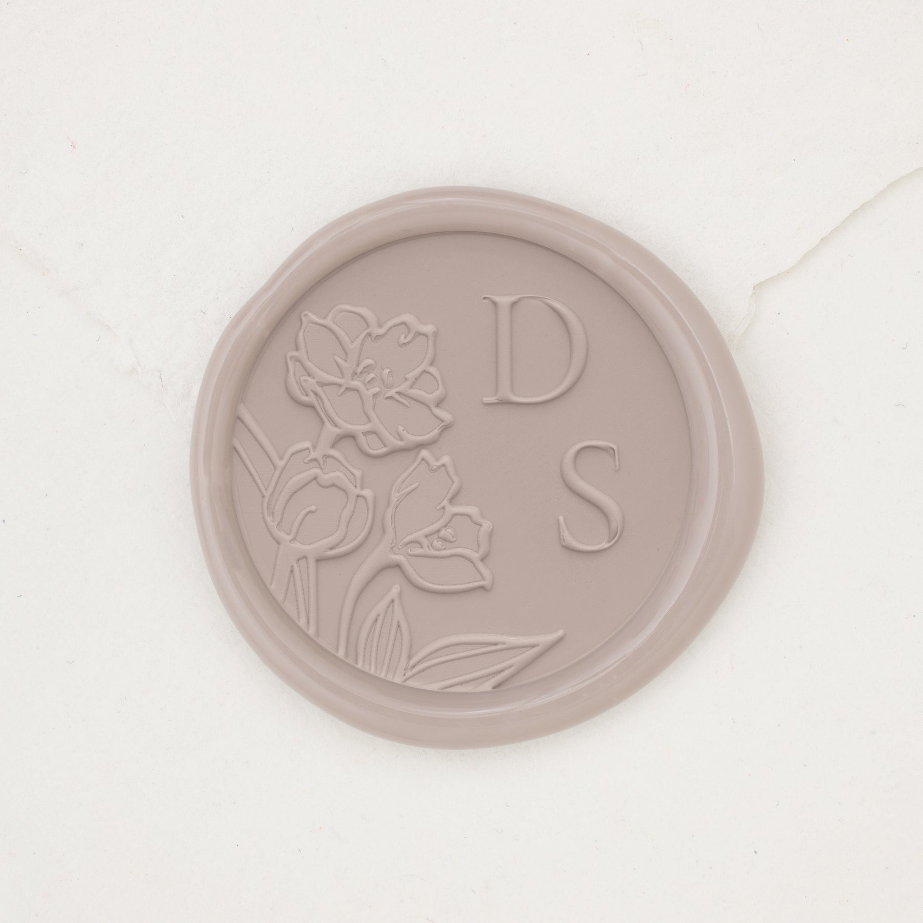 Tulips Monogram Wax Seals