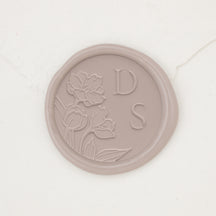 Tulips Monogram Wax Seals