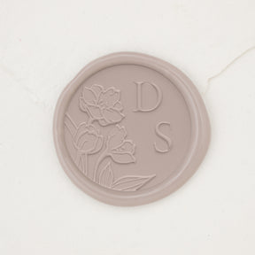 Tulips Monogram Wax Seals