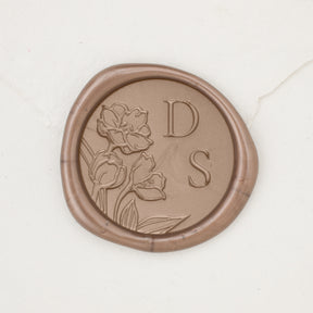 Tulips Monogram Wax Seals