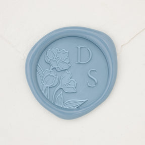 Tulips Monogram Wax Seals