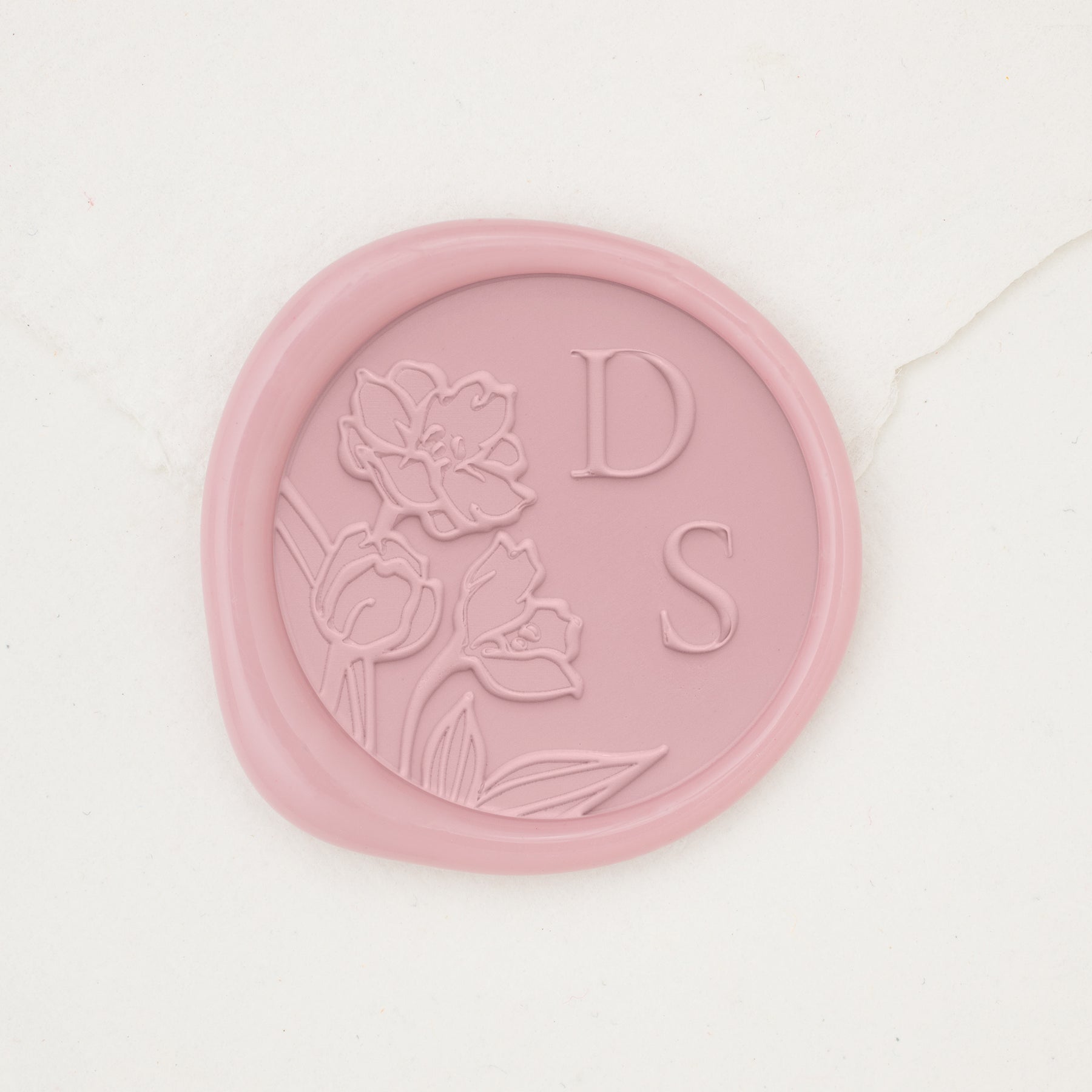 Tulips Monogram Wax Seals