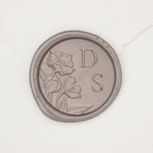 Tulips Monogram Wax Seals