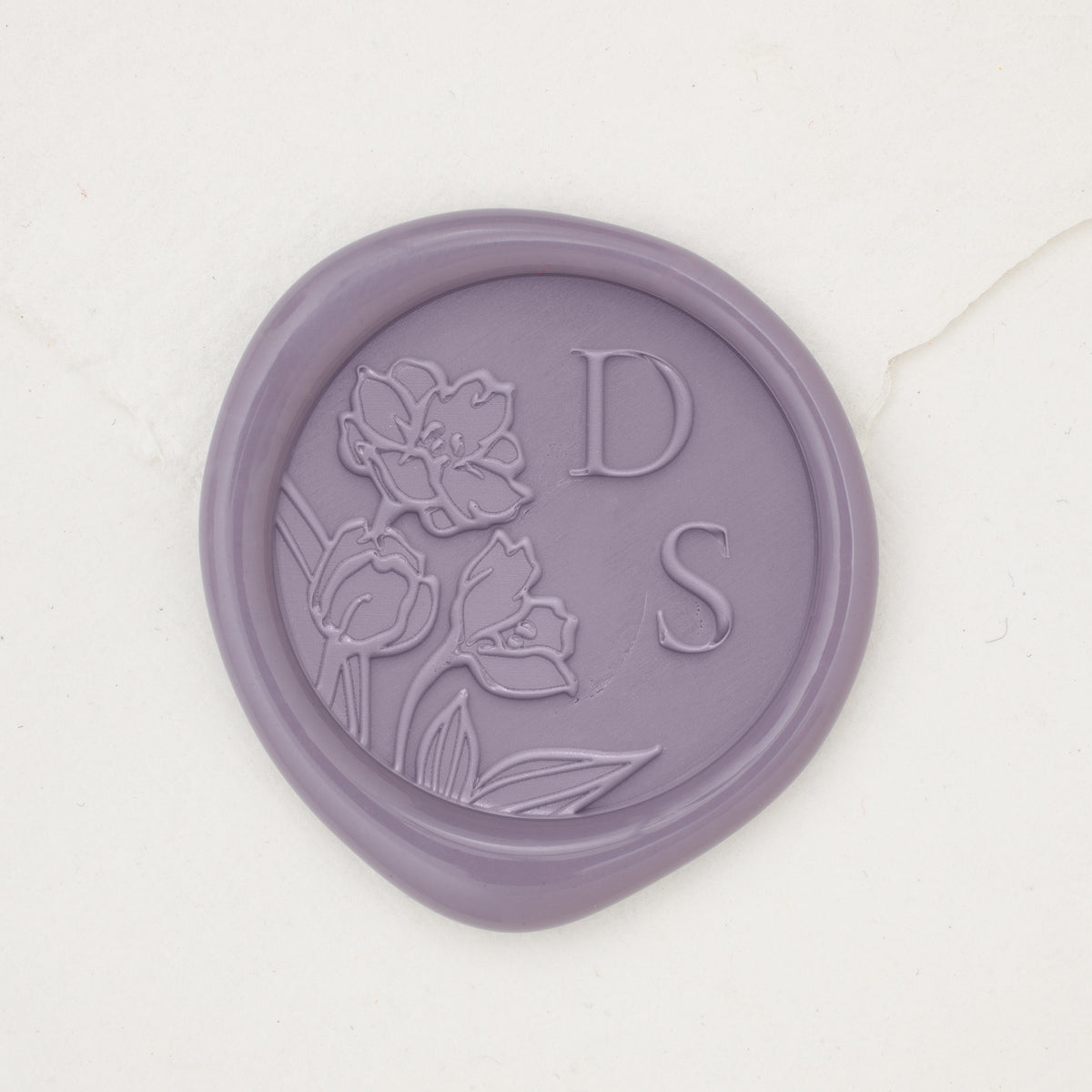 Tulips Monogram Wax Seals