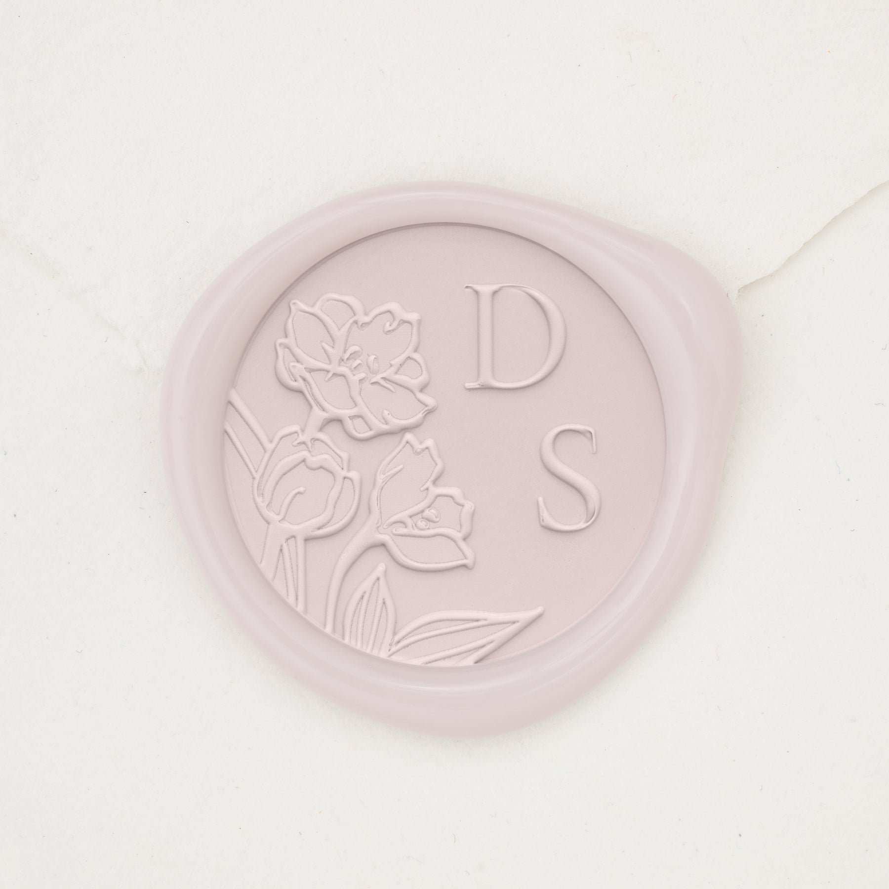 Tulips Monogram Wax Seals