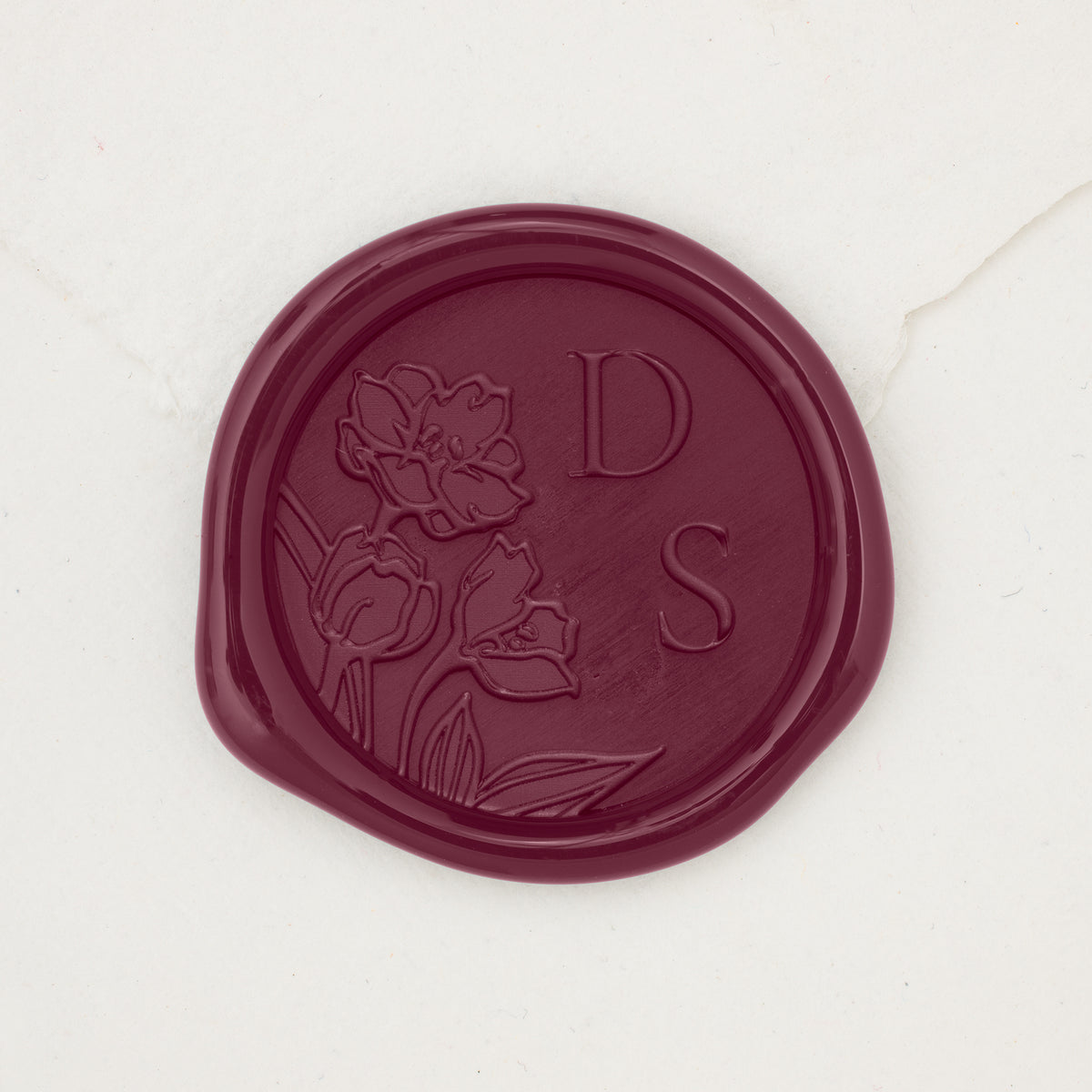 Tulips Monogram Wax Seals