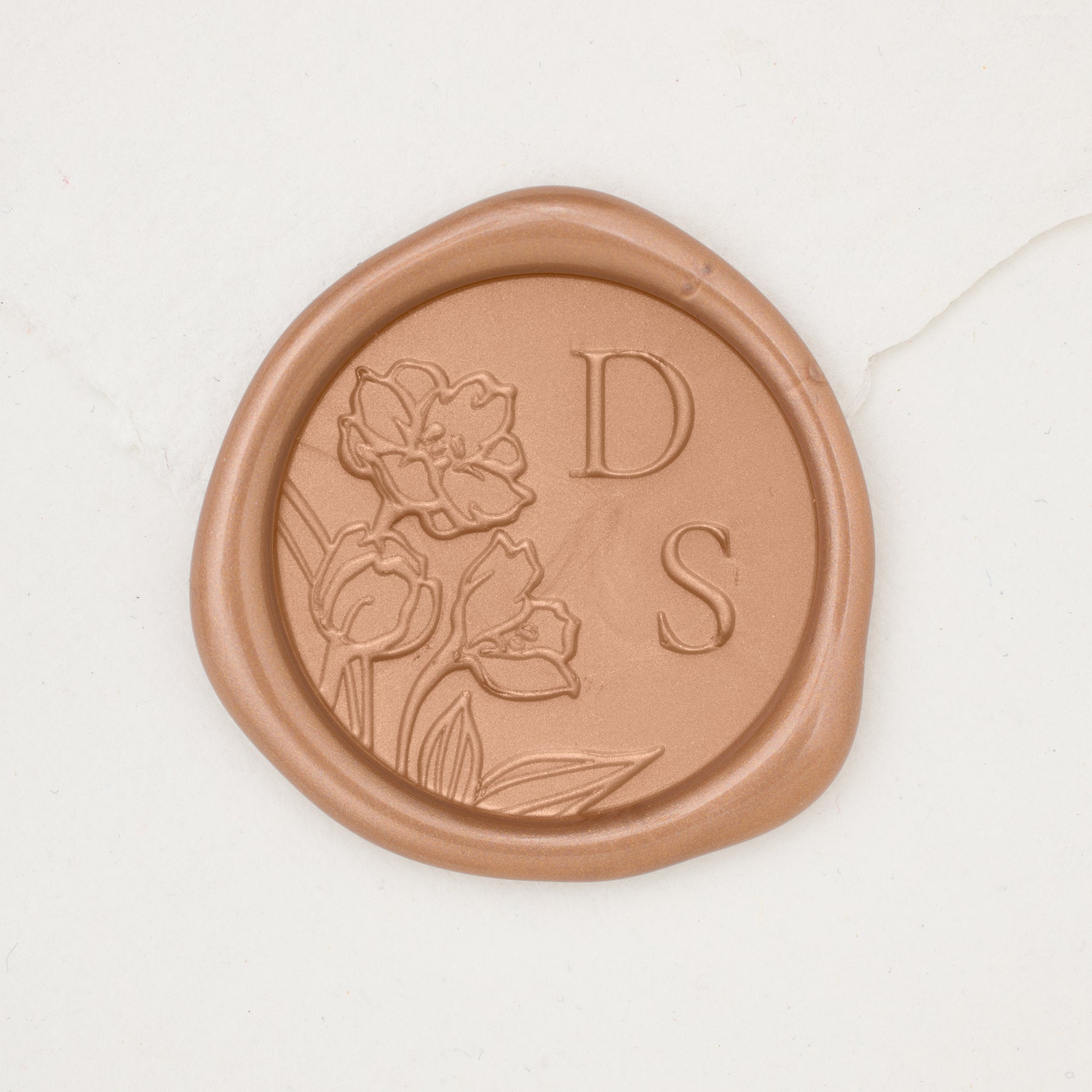 Tulips Monogram Wax Seals