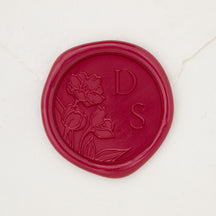 Tulips Monogram Wax Seals