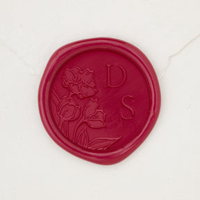 Tulips Monogram Wax Seals