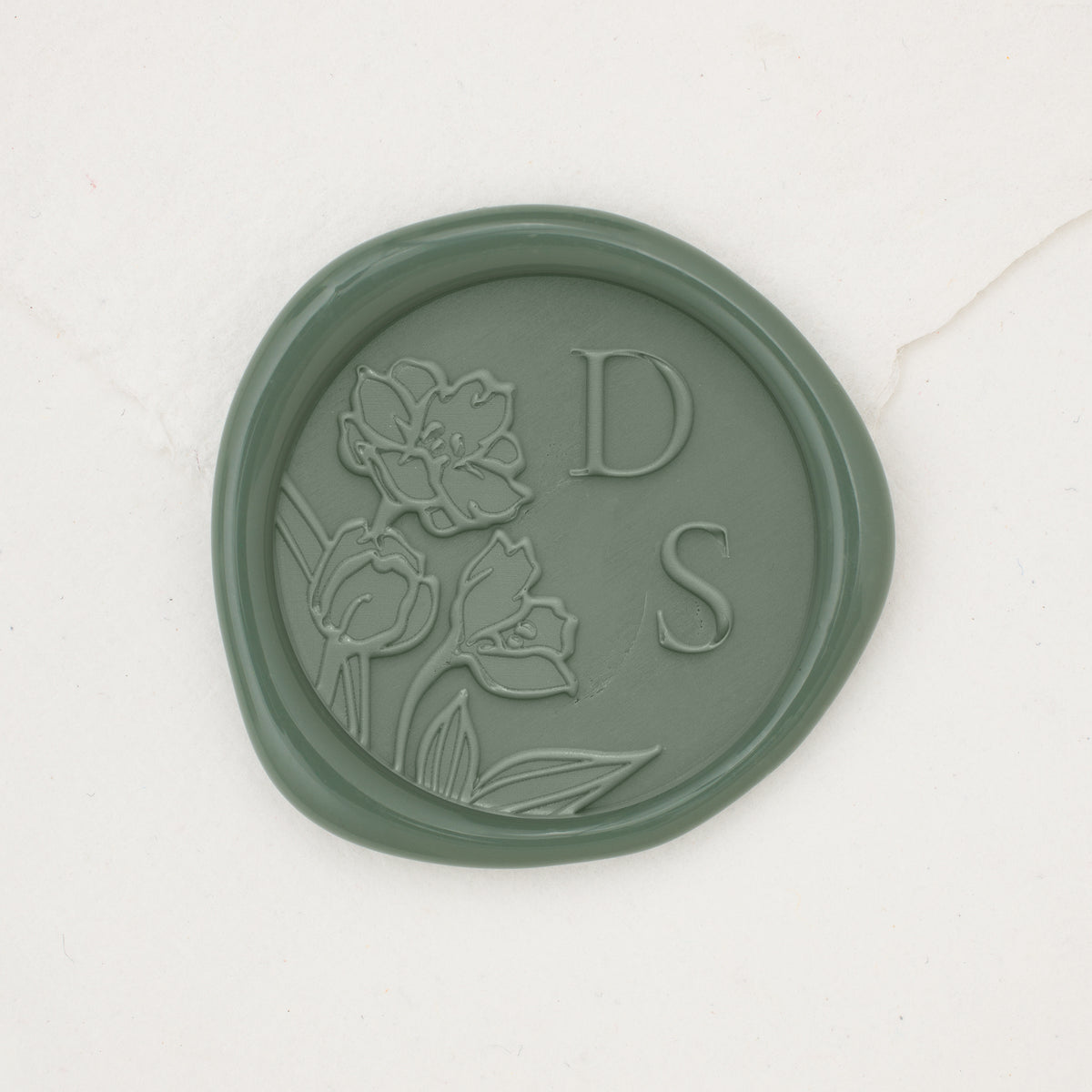 Tulips Monogram Wax Seals