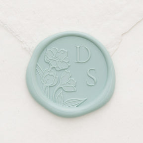 Tulips Monogram Wax Seals