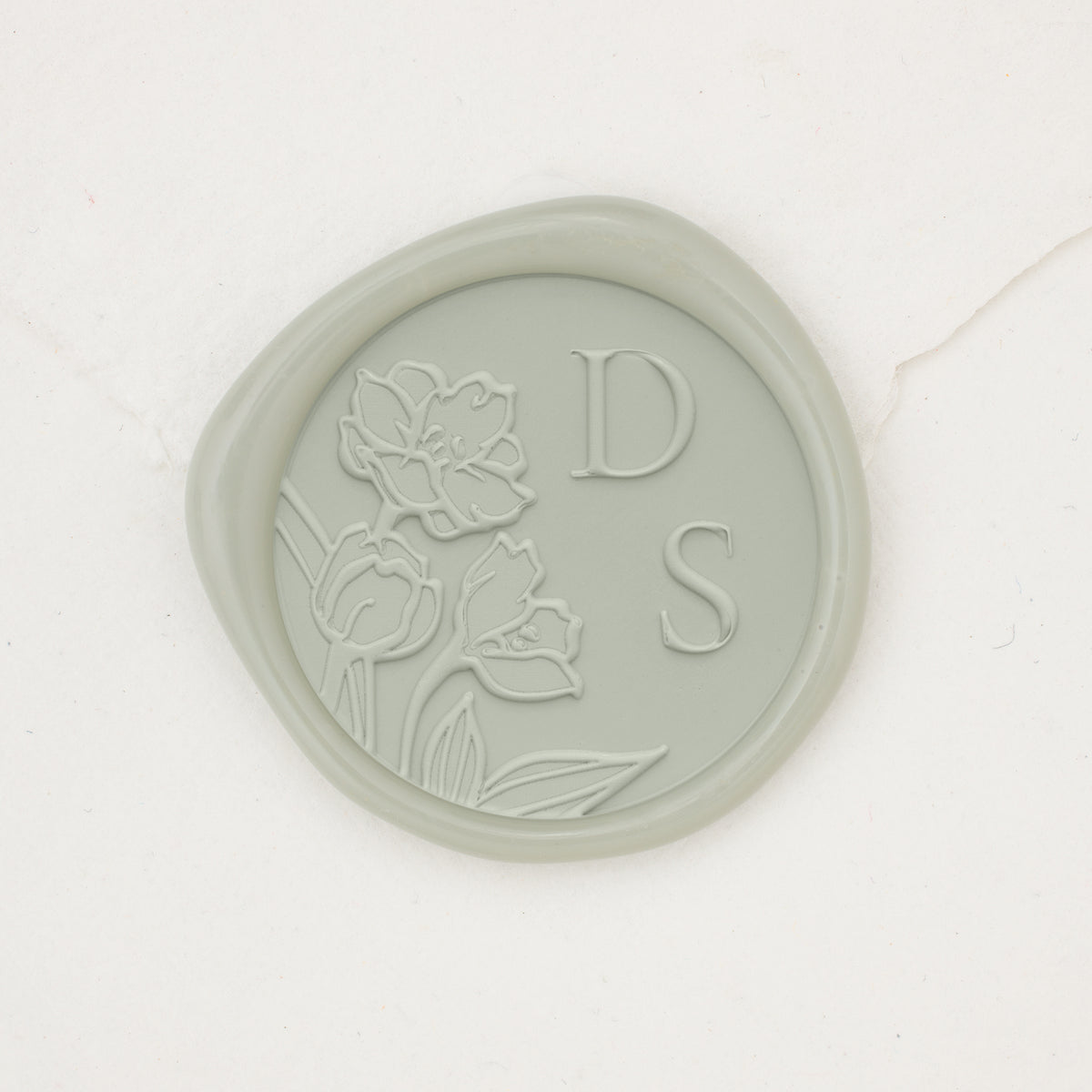 Tulips Monogram Wax Seals