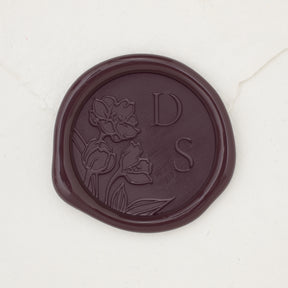 Tulips Monogram Wax Seals