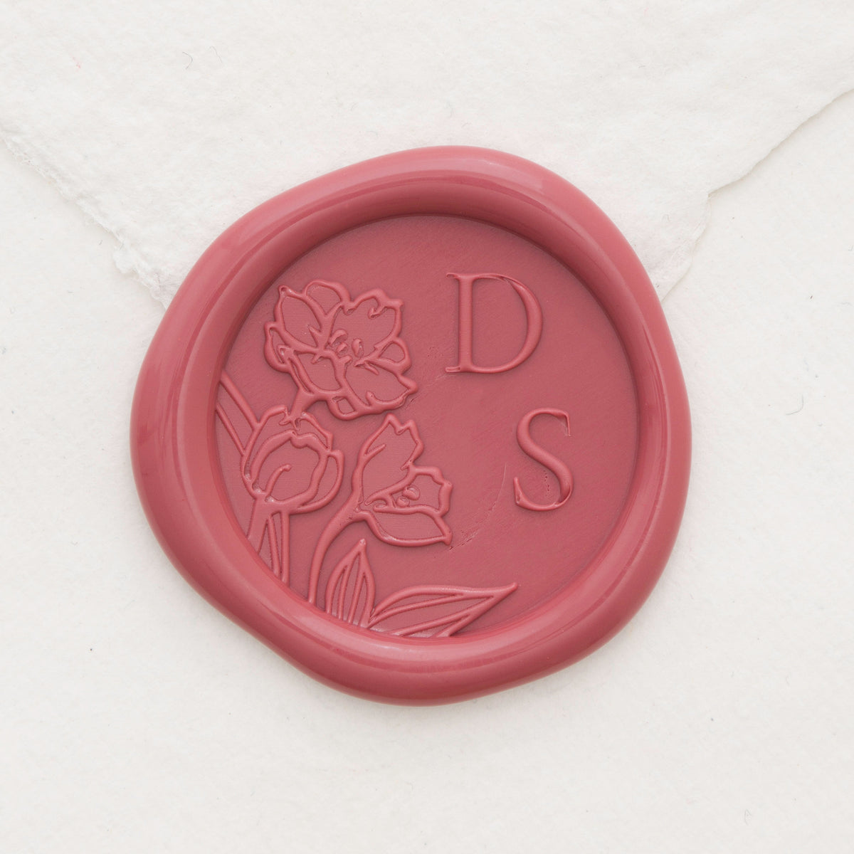 Tulips Monogram Wax Seals