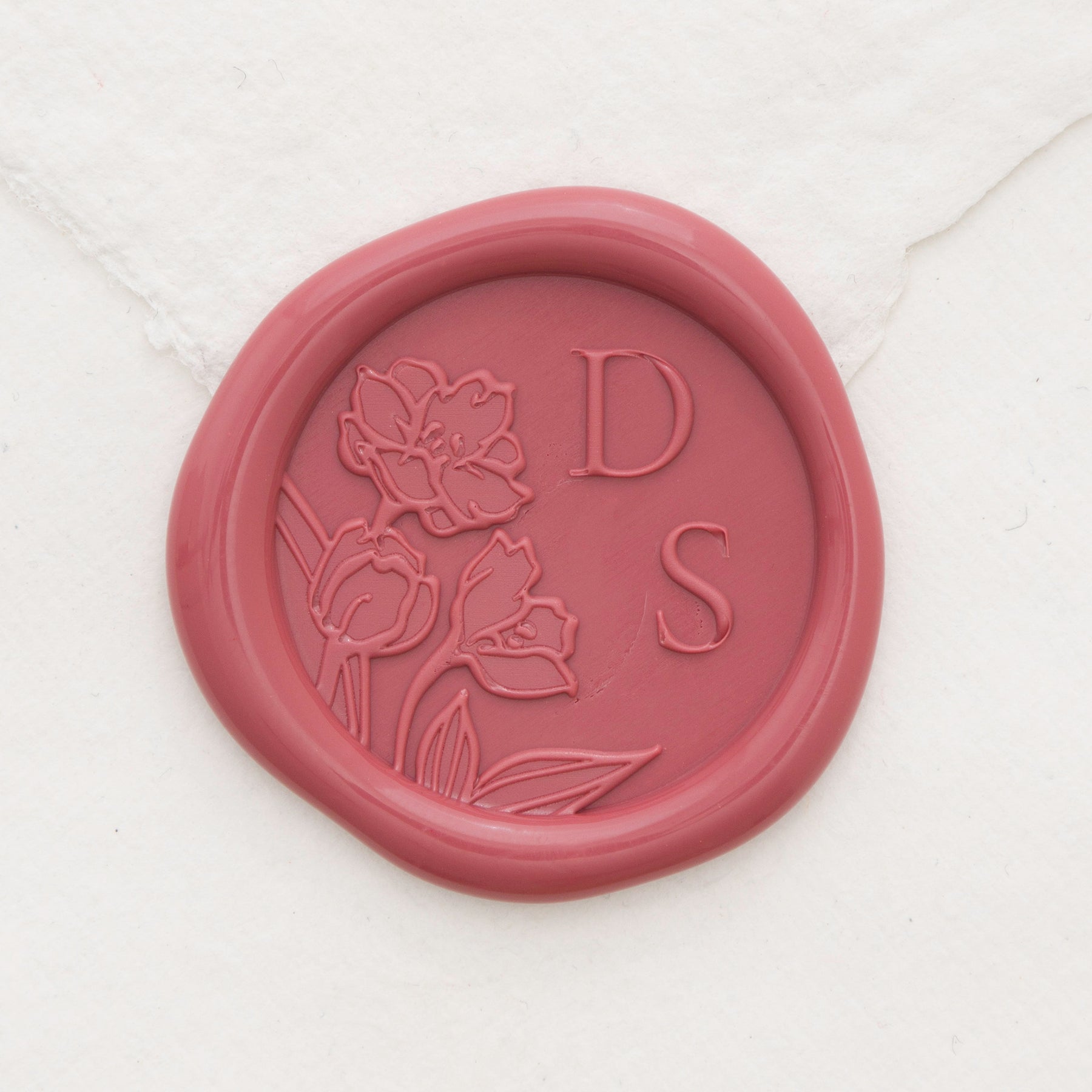 Tulips Monogram Wax Seals