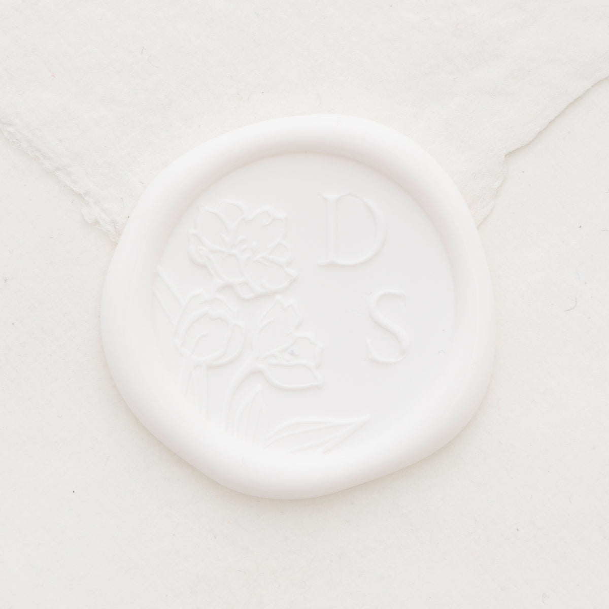 Tulips Monogram Wax Seals