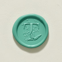 Meadow Single Initial Wax Seal