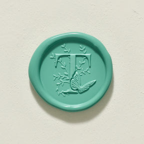 Meadow Single Initial Wax Seals